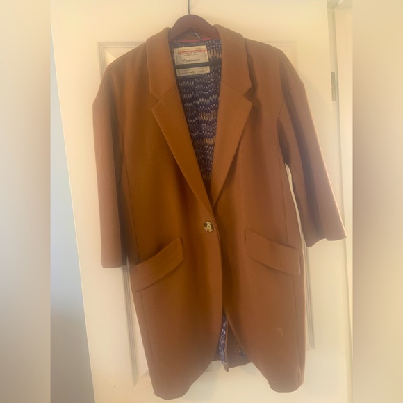 Anthropologie Cartonnier wool cocoon coat - Picture 2 of 8